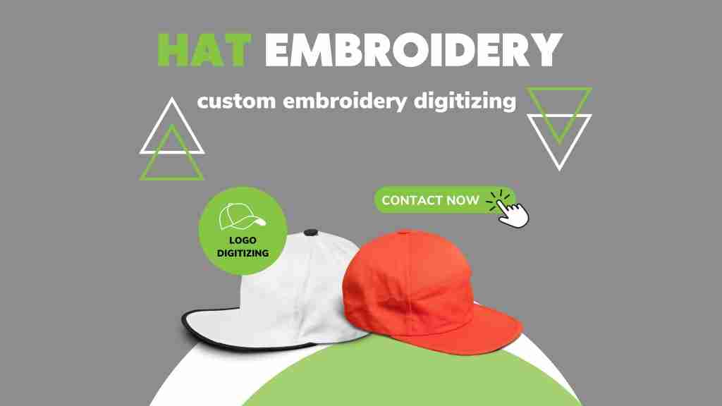 Personalized Embroidered Hat Digitizing Services | Digit-it